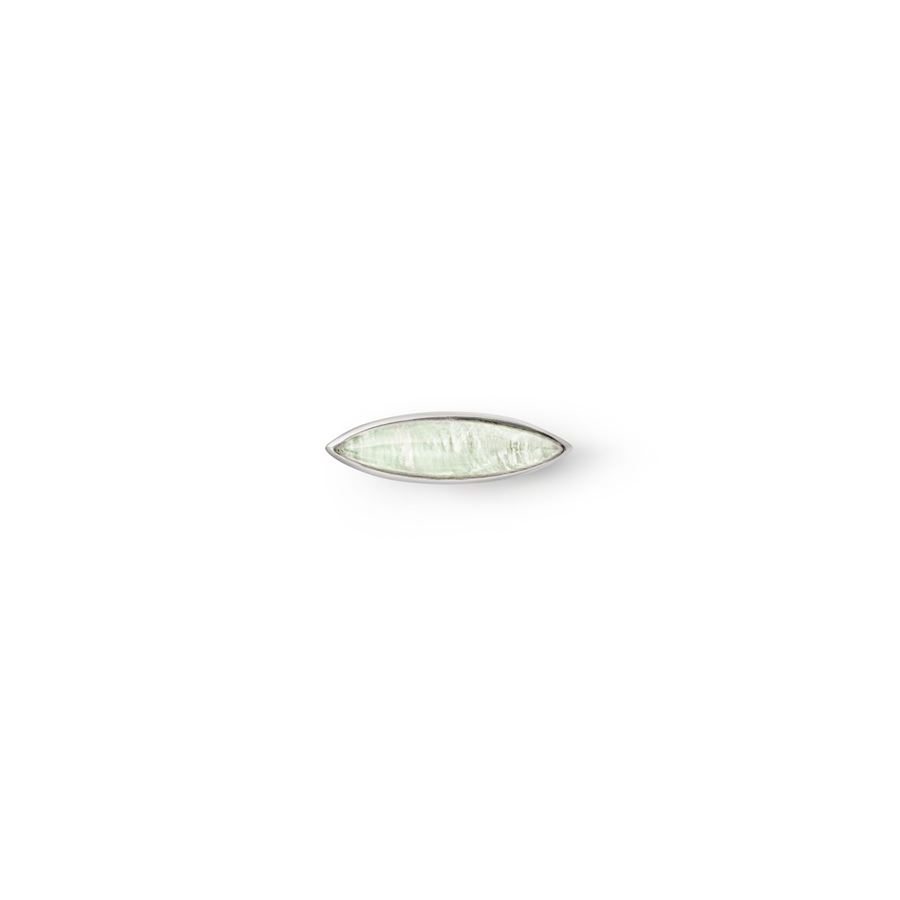 Anello Navetta con agata verde AURUM | AN1 NAV ARGAGT V CHIA